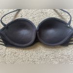 Xhilaration  strapless with add on strap black with sparkles bikini swimsuit top Photo 5