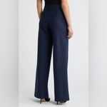 Good American Stripe Ponte Knit Wide Leg Trousers size 6/28 Photo 15