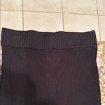 House of Harlow 1960 Black Ribbed Pencil Maxi Skirt Size M Photo 2