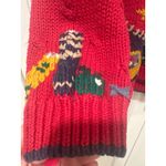 Signatures Northern Isles Hand Knit Sweater Vintage School Teachercore M school Red Size M Photo 5
