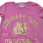 PINK - Victoria's Secret  Top Size XS 5th & Ocean Louisiana State University Tigers LSU Graphic Print T-Shirt Photo 2