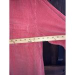L.L. Bean medium Vintage 90s Pink Fuchsia Corduroy Button Up Shirt Jacket Shacke Size 8 Photo 5