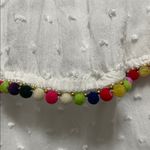 Alya White Ruffle Top Colorful Coconut Girl Eyelet Women’s Shirt Photo 2