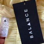 Balance Athletica Vitality M High Rise Breeze Shorts Pastel Yellow Lined Running Photo 2