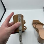 J.Crew  Evelyn double-strap heels in leather size 8 in sand castle tan‎ neutral Photo 6