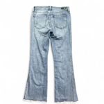 Kut From The Kloth  Ana High Rise Fab Ab Flare Jeans Size 6 Stretch Raw Hem Photo 7