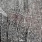 John Lewis Plaid Blanket Scarf Gray Cotton Wool Blend Metallic Fiber Fringe Photo 14