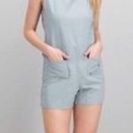 Disney NWOT x Junk Food Gray Romper Mickey Mouse Photo 0