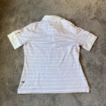 Adidas  Striped Clima Cool Polo SIZE M Photo 4