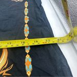 Vintage Harley Davidson Black Bandana Handkerchief Indigenous Native Vibe Photo 4