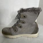 Sorel  Explorer Joan Gray Suede Waterproof Ankle Snow Winter Boots Sz EU 41 US 10 Photo 4