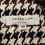 Derek Lam đź’• COLLECTIVEđź’• Houndstooth Bell Sleeve Coat Black White Brown 50 NWOT Photo 12