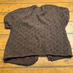 Candies brown knitted tshirt Cardigan button cropped size large Photo 4