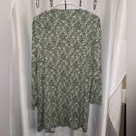 Lands' End  Women's Floral Print Cardigan with Pockets Size Medium Photo 3