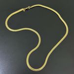 Vintage MONET Herringbone Wheat Gold Tone Twisted Chain 20” Necklace 13g. Photo 1