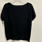 Talbots  Black Short Sleeve Layer Business Essentials Women's Top Photo 2