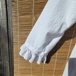 Eileen West White Seersucker Robe Size Small/ Medium No Belt Photo 3