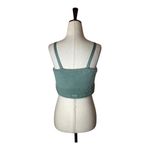 Gymshark  Whitney Simmons Sports Bra Large Green Eyelash Fuzzy Knit‎ Bandau Top Photo 2