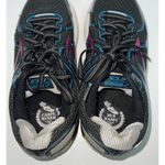 Brooks  Womens Adrenaline GTS 16 Running Shoes Black Sneakers Size 8.5 Turquoise Photo 6