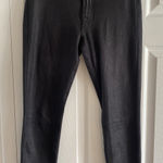 7 For All Mankind 7 For All Mankind Women's 27 Black Suede Skinny Jean Moto Punk Goth Whimsy Photo 0