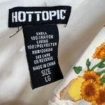 Hot Topic  Sunflower Puff Sleeve short Dress yellow floral cottagecore size large Photo 6