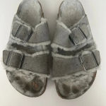 Birkenstock  Arizona Shearling Sandals size 38 Photo 0
