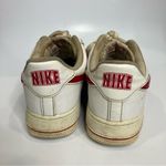 Nike Air Force 1 sneakers white red casual collegiate women’s size 7.5 Photo 3