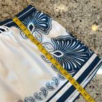 Luxxel Blue and White Shorts with Bold Pattern Photo 8