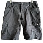 Kuhl Splash Shorts 11" Cargo Trail UPF 50 Free Ryde Outdoor Shadow Gray 10 Photo 1