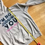 Wound Up “I’m Not Judging You Oh Wait…Yes I Am” Hoodie Sweatshirt, Gray, Size L Photo 9