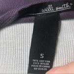Willi Smith Solid Purple Ribbed Sleeveless Knit Tank Top Size Small Photo 8