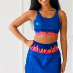 NWT Crowned Athletics Empire City Athletic Skort Size XXL Blue Photo 0