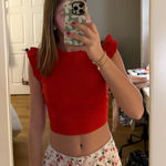 ZARA  Ruffle Sleeve Top Photo 0