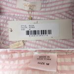 NWT Petersyn Silvia Long Sleeve Cotton Cropped Top w/ Bell Sleeves, Roses‎ Pink Size M Photo 13