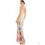 Mac Duggal  5475 Women's  Floral Embellished Spaghetti Strap Gown Photo 3