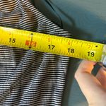 Pleione Navy Blue/White Striped Sleeveless Tank Top | Size Medium Photo 5