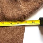 Free People Sweater - Sz Medium - Deep V-Neck - Color Block - Gold Dust Photo 6