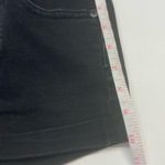 American Eagle  Stretch Super Hi-rise Shortie Jean Denim Shorts Cuffed Sz 2 Black Photo 8