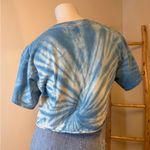 Sublime  Blue Tie-Dye Graphic Cropped T-Shirt Medium Photo 1