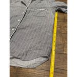 UGG  pinstriped 100% cotton button down pj top Photo 3