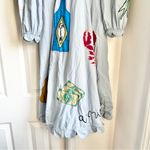 Stella Nova Million Dollar Baby Embroidered Circus Midi Dress Blue Size XS Photo 6