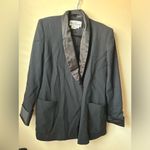 Oleg Cassini  blazer jacket black 100% pure wool size 6 Photo 1