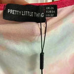 Pretty Little Thing  Womens long sleeve tie dye body suit, Sz 22, NWT Photo 3