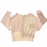 Free People  Eaglewood Cream Bandana Print Long Sleeve Top Shirt size Small Photo 4