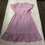 None Lilac Purple Asymmetrical Ruffle Wrap Dress S Pastel Coquette Girl Rainbow Twee Photo 7