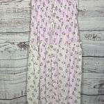 In The Beginnings Cottage Core Lavender Floral Tiered Dress Tea Party Med Purple Photo 2