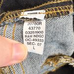 Spanx Pintuck Seamed Flare Jeans Raw Indigo Dark Wash Size L Photo 3