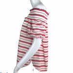 Club Monaco  White/Red Off the Shoulder Top Photo 1