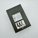 Kate Spade  Black Red Floral Striped 3 Pairs Crew Socks Women’s One Size Photo 3