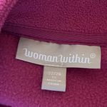 Woman Within  fleece zip up vest size 22/24 Photo 2